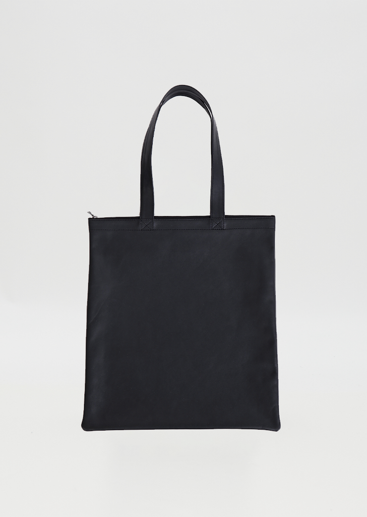 Ultra Soft Zip Tote — Black