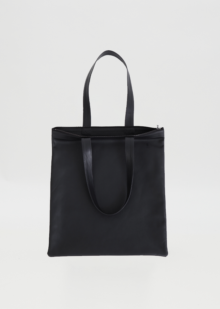 Ultra Soft Zip Tote — Black