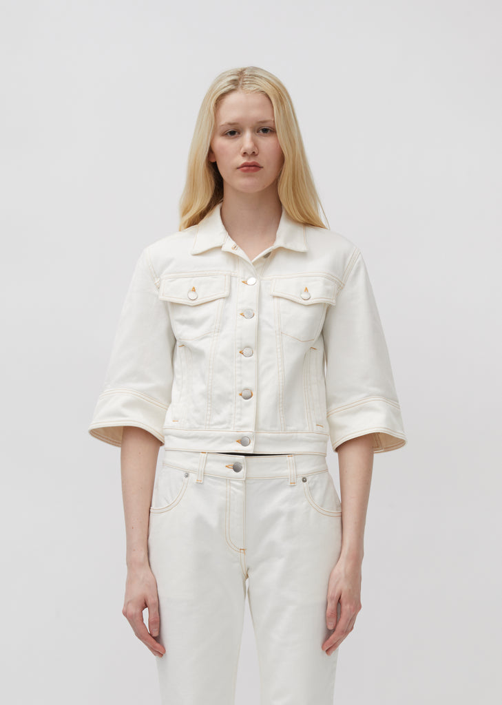 Denim Cropped Jacket