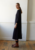 Women Starry Night Jacquard Sweat Pullover Dress