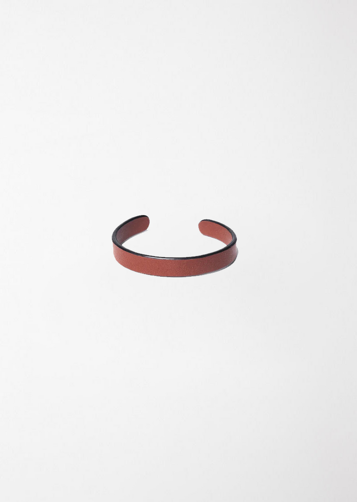 Flat Coated Bracelet — Dark Honey