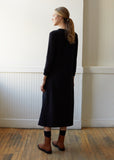 Women Starry Night Jacquard Sweat Pullover Dress