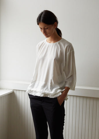 Polyester Spun Broad Garment Treated Top