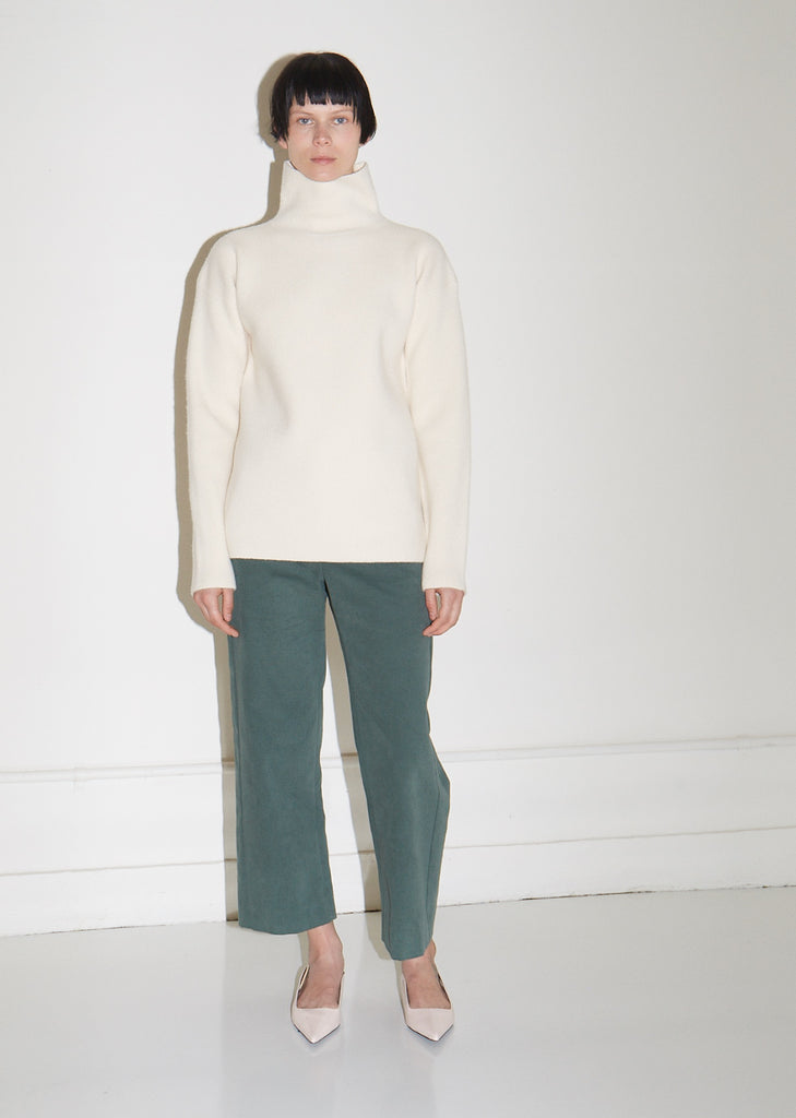 Wolf Merino Felted Turtleneck Sweater