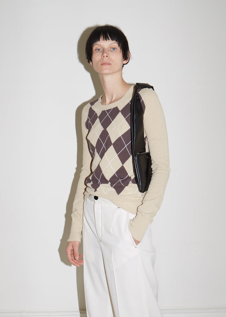 New Mini Leather Triangle Bag