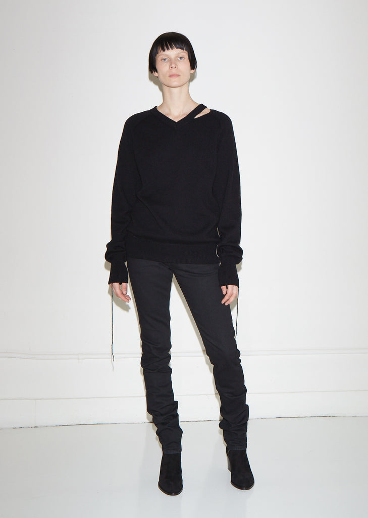 Slash V-Neck Sweater