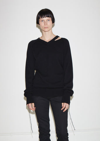 Slash V-Neck Sweater