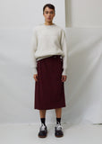 Tie Lace Front Skirt