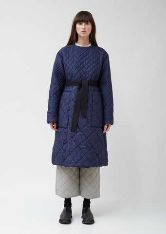Clecy Wrinkled Quilting Coat