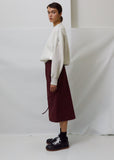 Tie Lace Front Skirt