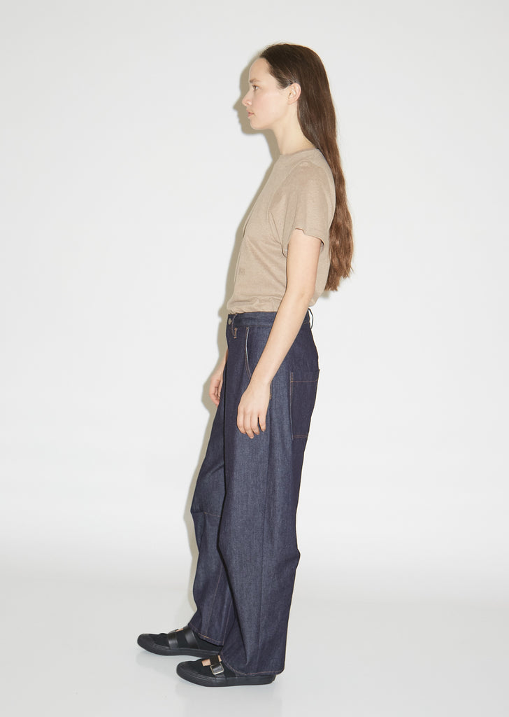U-Gusset Denim Pants