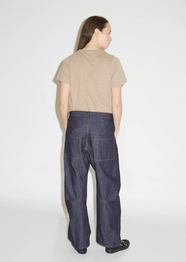 U-Gusset Denim Pants