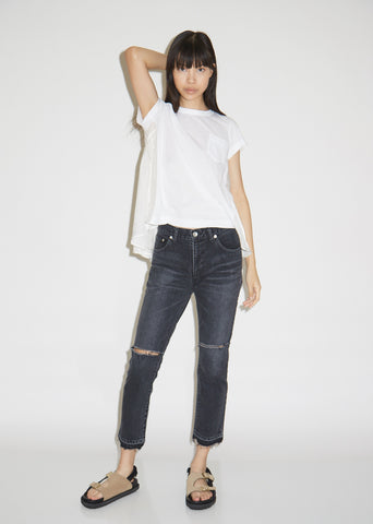 Distressed Denim Pants