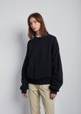 Pleated Sleeve Sweatshirt