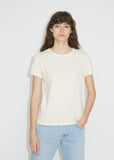 Mara Pointelle Knit Tee