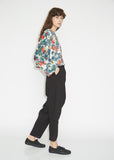 Asymetrical Cotton Silk Pants