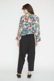 Asymetrical Cotton Silk Pants