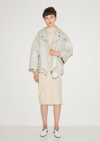 Dotted Lamb Leather Jacket