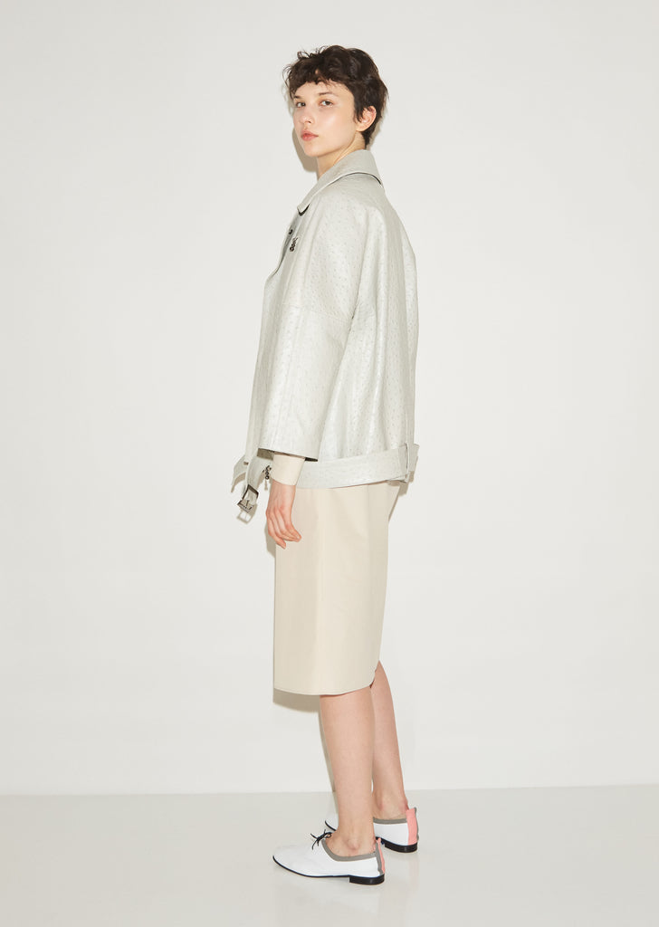 Dotted Lamb Leather Jacket