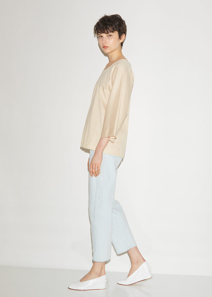 Wide Sleeve Jersey Tee