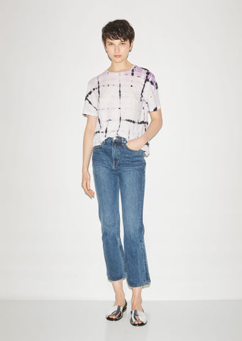 Cropped Flare Rigid Jeans