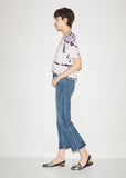 Cropped Flare Rigid Jeans