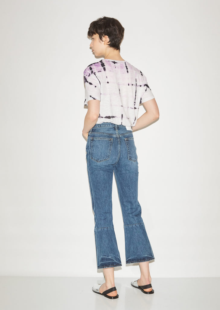Cropped Flare Rigid Jeans
