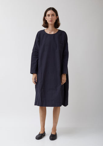 Pyj Rouch Dress in Navy
