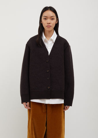 Felted Wool Cardigan