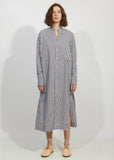 Cotton Poplin Stripe Shirt Dress