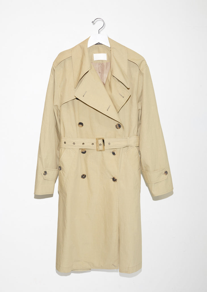 Convertible Popeline Trench Dress