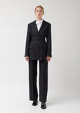 Suiting Tailored Silk-Wool Blend Blazer