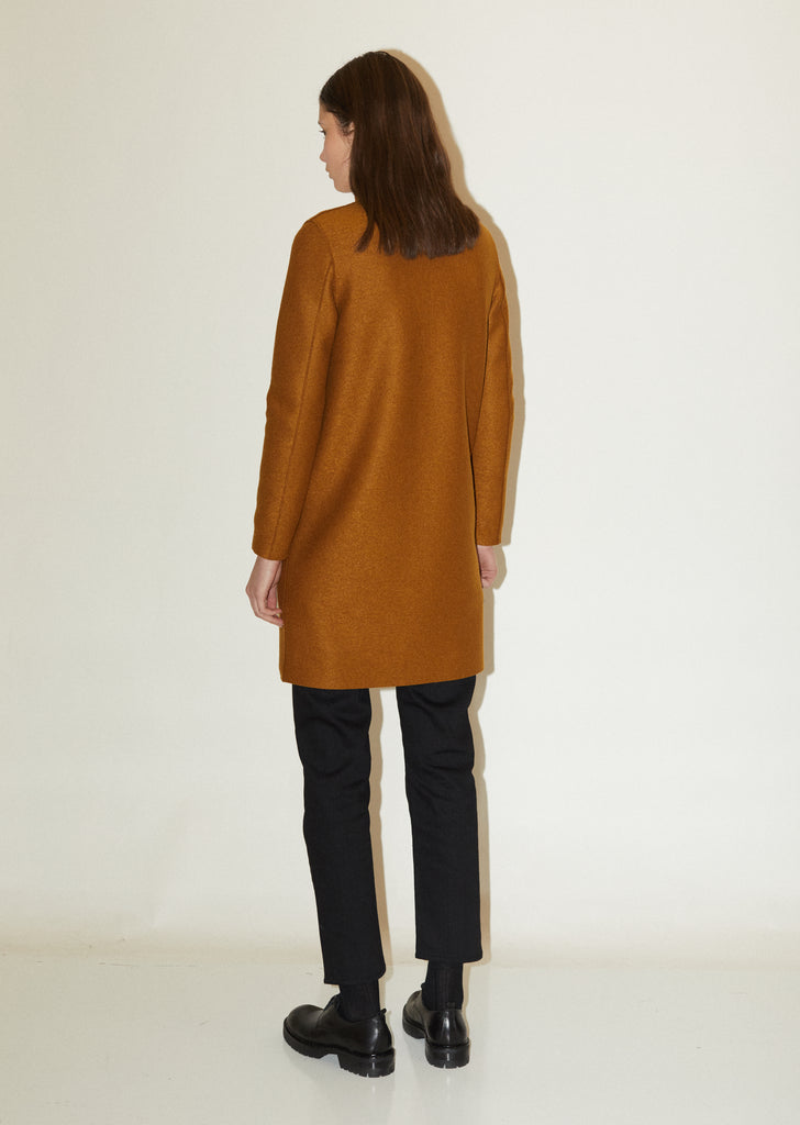 Wool Cocoon Coat