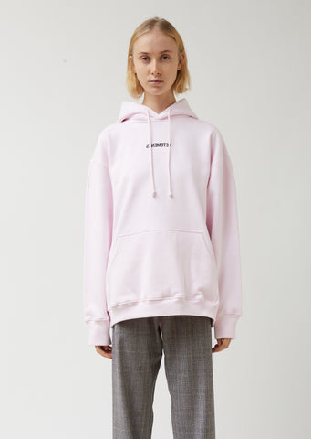Inverted Logo Hoodie