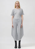 Pleated Angled Trousers