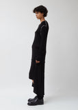 Sweater with Contrast Stitch