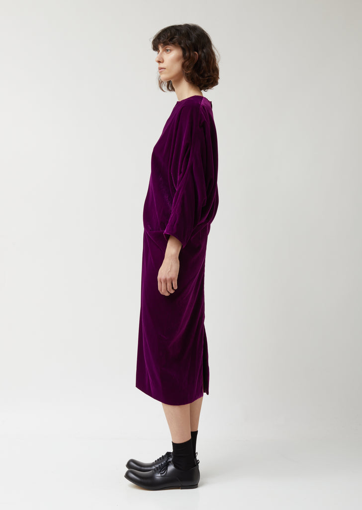 Polyester Velvet Dress