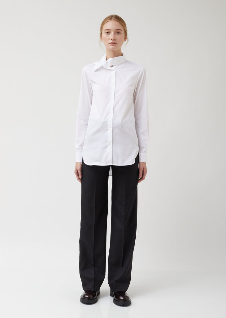 Shirt With Neck Scarf