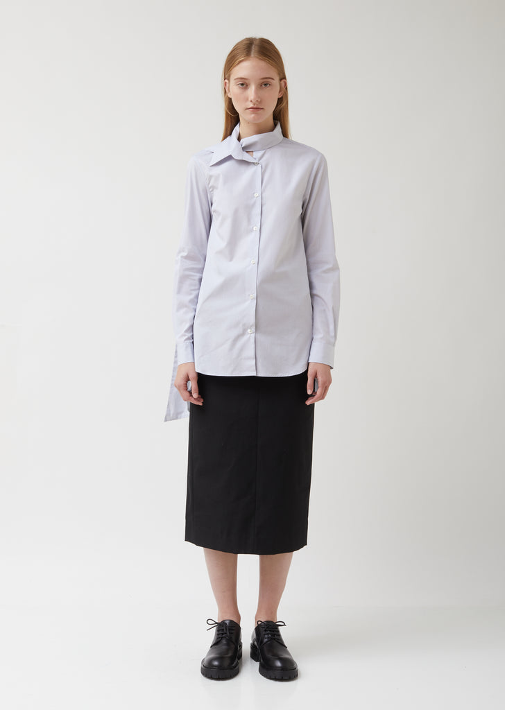 Shirt With Neck Scarf