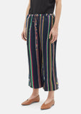 Striped Wool Drawstring Trouser