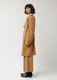 Wool Twill Trench Coat