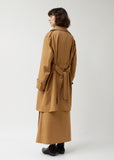 Wool Twill Trench Coat