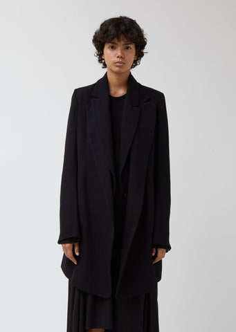 Double Collar Tailored Coat