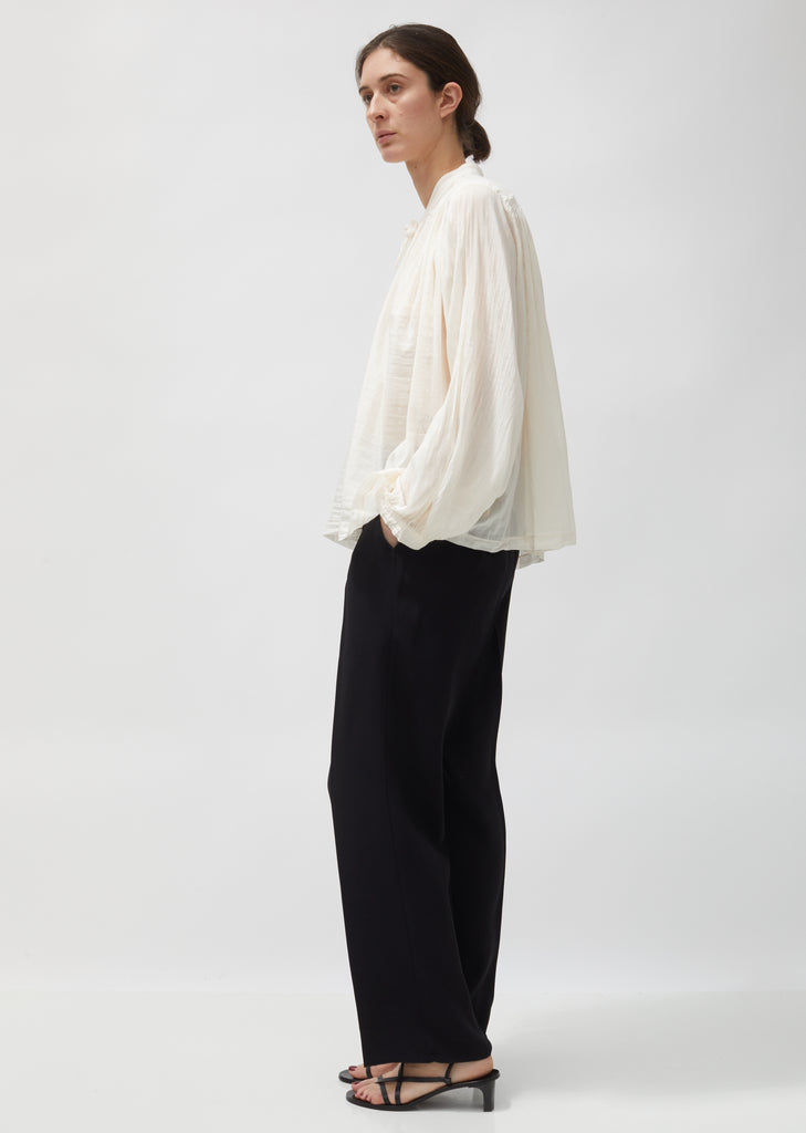 Cotton & Silk Voile Bohemian Shirt