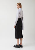 Wool Blend Suiting Tailored Skirt