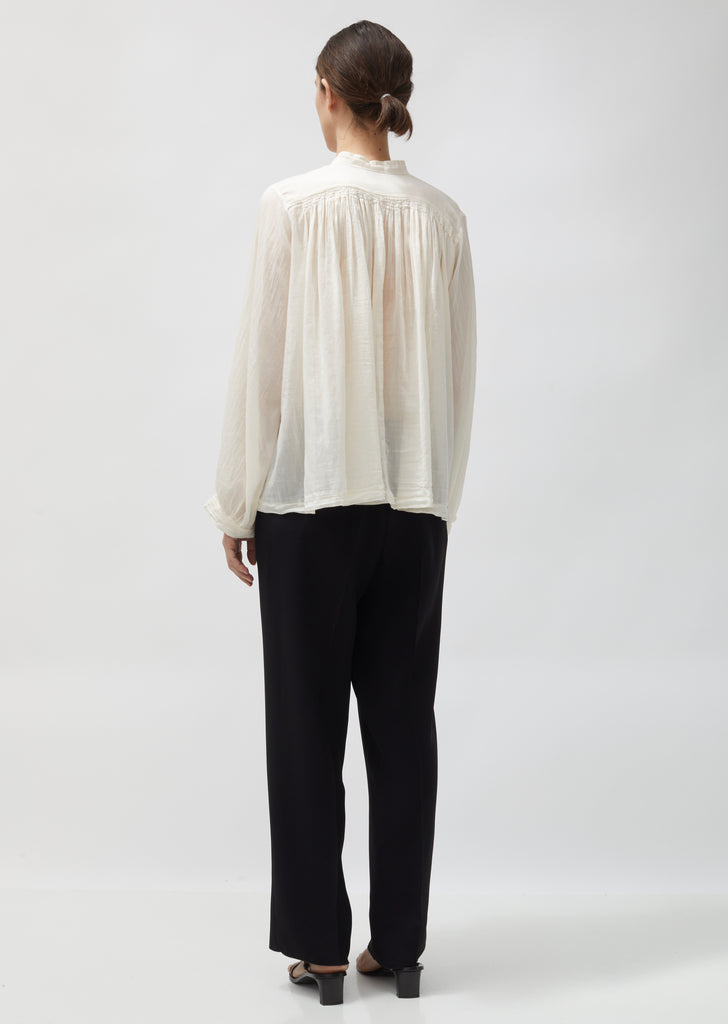 Cotton & Silk Voile Bohemian Shirt