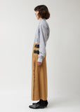 Wool Twill Wrap Skirt