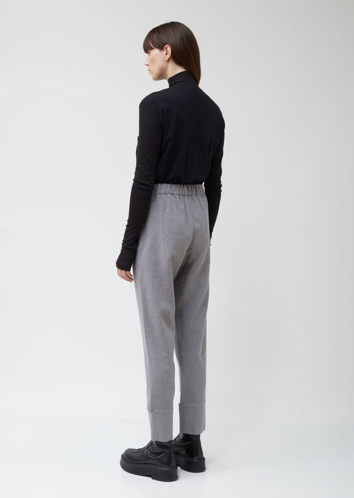 Provin Washed Denim Wool Trousers