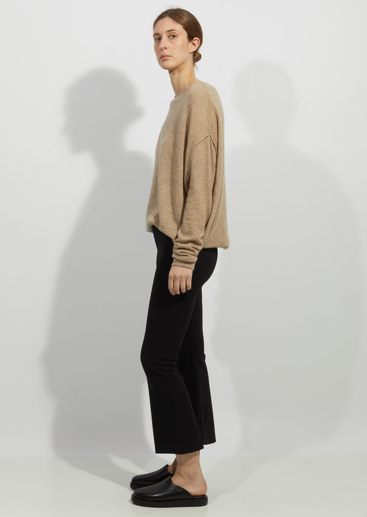 Viscose Blend Flared Pants