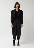 Wool Polyester Tweed Thick Gabardine Jacket